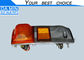 8978551102 ISUZU Bagian Tubuh NKR Side Lamp Depan Kombinasi Cahaya Abu-abu Oranye Shell Pojok Bulge